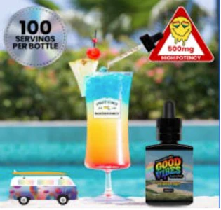 Good Vibes - Rainbow Candy Syrup - 500mg - GDF