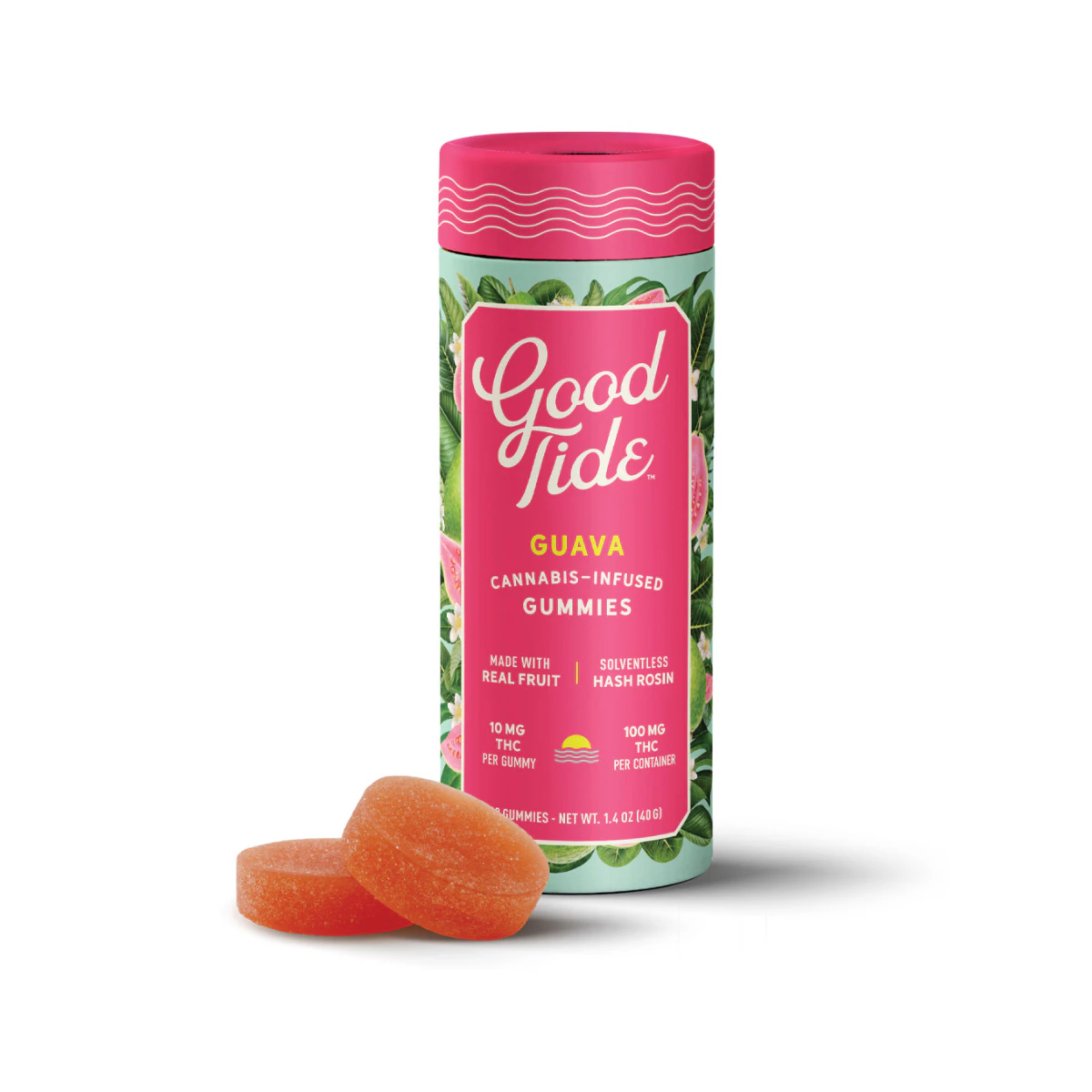 Good Tide - Good Tide | Guava | Rosin Gummies | [100mg] 10pk | Hybrid Main Image