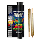 Lemon Cherry Popperz -Sativa/Hybrid- 24.35% THC | 2g 2pk (Pre-Rolls) | Sugar Treez      -j8 front