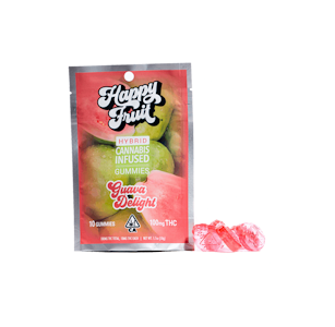 HAPPY FRUIT - Happy Fruit - Edibles - Gummies - Guava Delight - 100MG