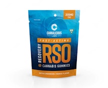 Cannalicious Labs-RSO-Gummies-Mango Flavor-Recovery-200mg