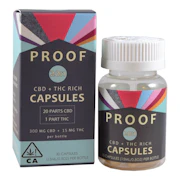 Proof | 20:1 Capsules | 30pk | 300mg CBD