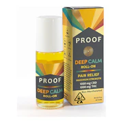 Proof | Deep Calm Pain Relief 1:1 | CBD:THC | Roll-On Topical | 1oz | 1000mg