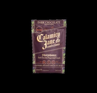 Calamity Jane - Dark Star - Chocolate Bites - Calamity Jane Sharpshooter Dark Peppermint Crunch - 100mg (4:2:1) (CBD:CBG)