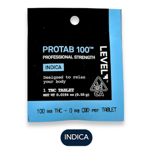 LEVEL+ - Level - Protab - Indica - 1pc - 100mg