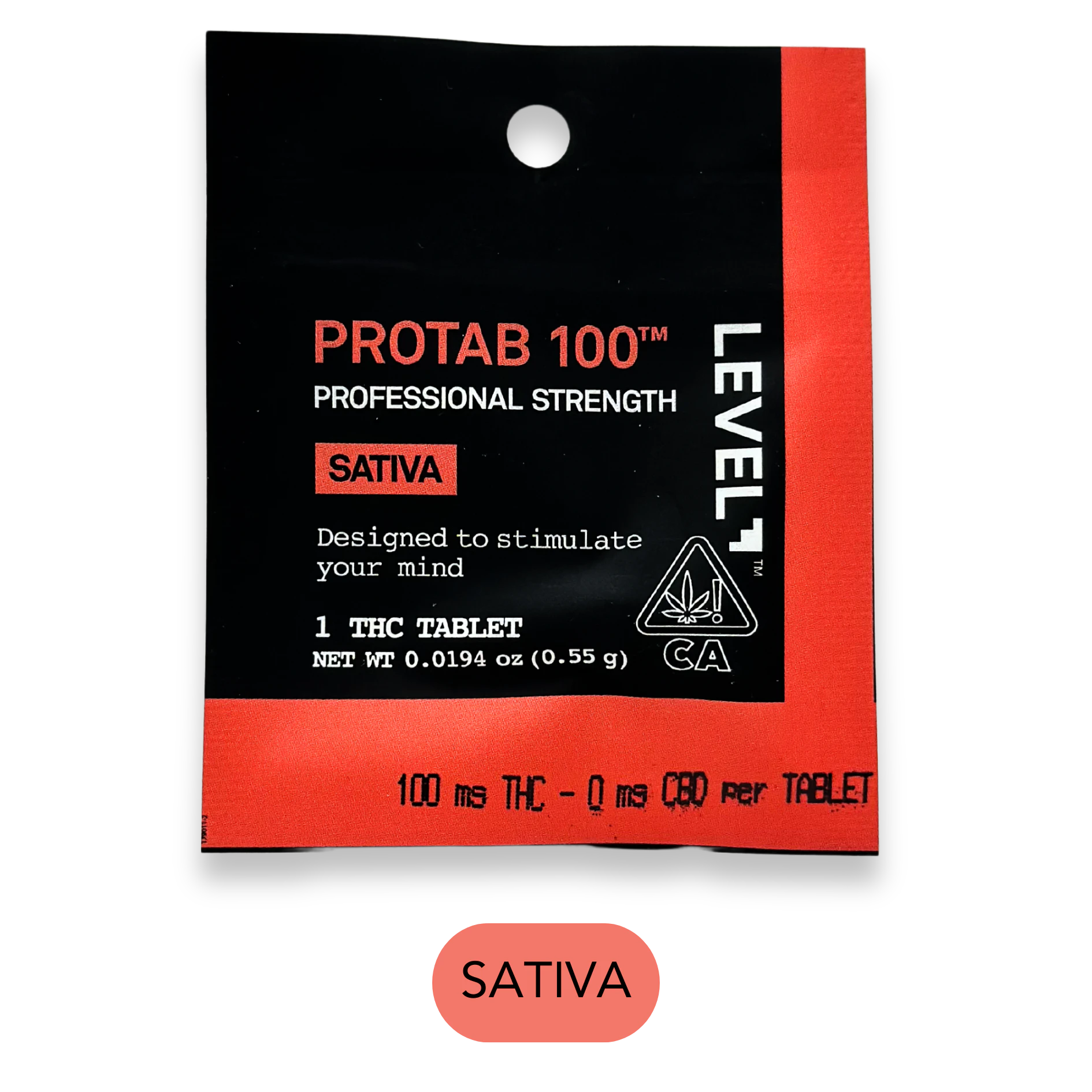 LEVEL - Level - Protab - Sativa - 1pc - 100mg Main Image
