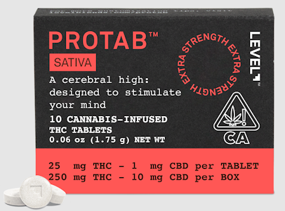LEVEL+ - Protab Sativa 10-Pack - Level