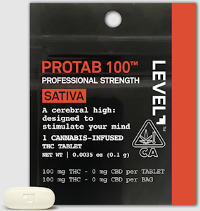 LEVEL+ - LEVEL - Sativa - Protab 100 - 1pk - (100 mg)