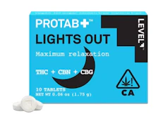 Level | Protab Lights Out | Thc+Cbn+Cbg |100mg