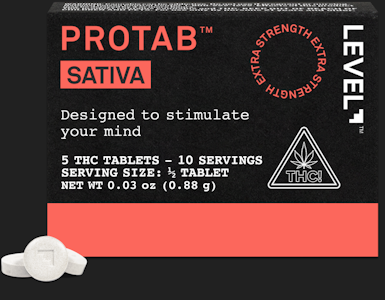 LEVEL+ - Level- PROTAB Sativa 5ct. 20mg per tablet
