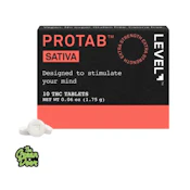 LEVEL - PROTAB SATIVA - 10pk (26mg THC ea)