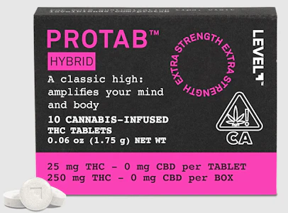 LEVEL+ - LEVEL - Hybrid - Protab - 10pk - (250 mg)