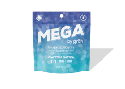 Gron Blue Razzleberry 1:1 CBG Mega Pearl 100mg