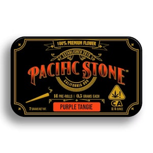 PACIFIC STONE - Purple Tangie sativa 14 pk pre rolls pacific stone