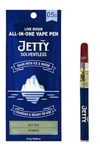 Jetty - Pot Pie Solventless Live Rosin .5G Starter Kit (Battery + Charger)