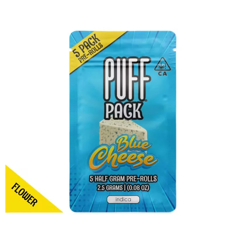 PUFF - PUFF | Blue Cheese | Premium Indoor | Preroll | 5pk 2.5g  Main Image