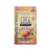 Puff | Bubba Peach | Triple Infused | Pre-Rolls | 5pk