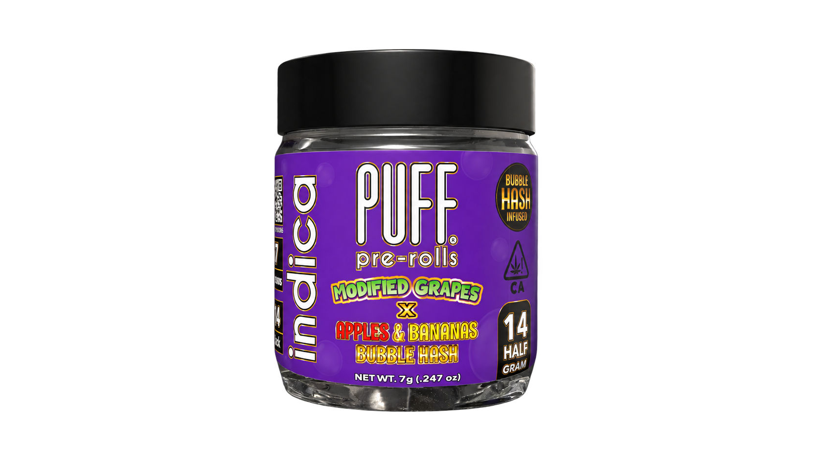 Puff | Modified Grapes x Apples & Bananas | Bubble Hash Infused | 14pk