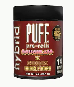 PUFF - PUFF | Doughlato x Chocolope | Bubble Hash Infused Preroll 14pk | 7g