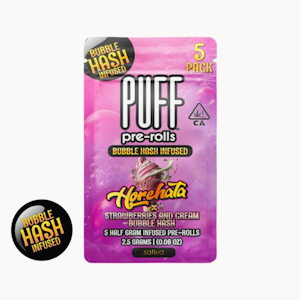 PUFF - PUFF | HORCHATA X STRAWBERRIES AND CREAM - 5PK INFUSED | PREROLL | 2.5G