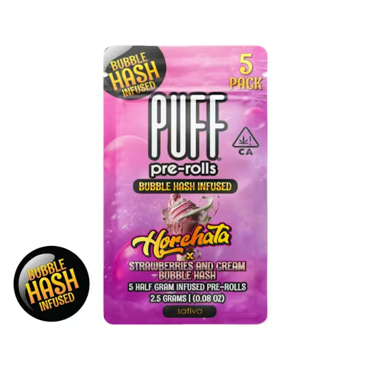 Puff | Horchata x Strawberries & Cream | Pre-Rolls | 5pk