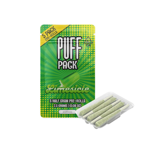 PUFF - PUFF | LIMESICLE - 5PK | PREROLL | 2.5G