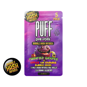 PUFF - PUFF | MODIFIED GRAPES X APPLES AND BANANAS - 5PK INFUSED | PREROLL | 2.5G