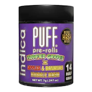 PUFF | Modified Grapes x Apples & Bananas | Bubble Hash Infused Pre-Roll 14pk | 7g