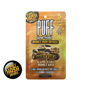 PUFF - PUFF | MULE FUEL X ACAPULCO GOLD - 5PK INFUSED | PREROLL | 2.5G