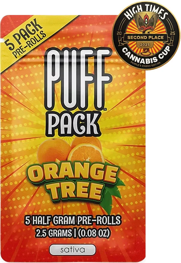 PUFF - PUFF | Orange Tree | Premium Indoor | Pre Roll | 5 pk 2.5g  Main Image