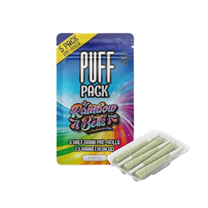 PUFF - PUFF | RAINBOW BELTS - 5PK | PREROLL | 2.5G