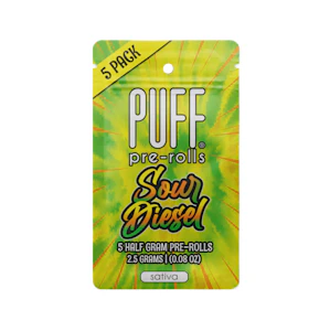 PUFF - Puff | Sour Diesel | Pre-Rolls | 5pk