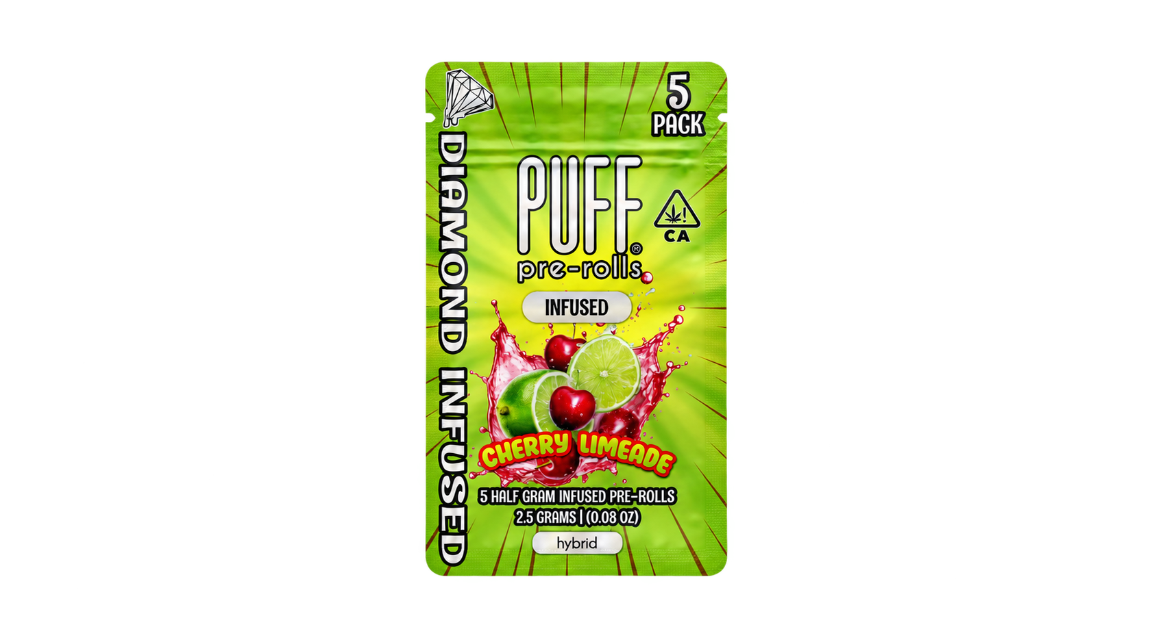 Puff | Cherry Limeade | Triple Infused | Pre-Rolls | 5pk