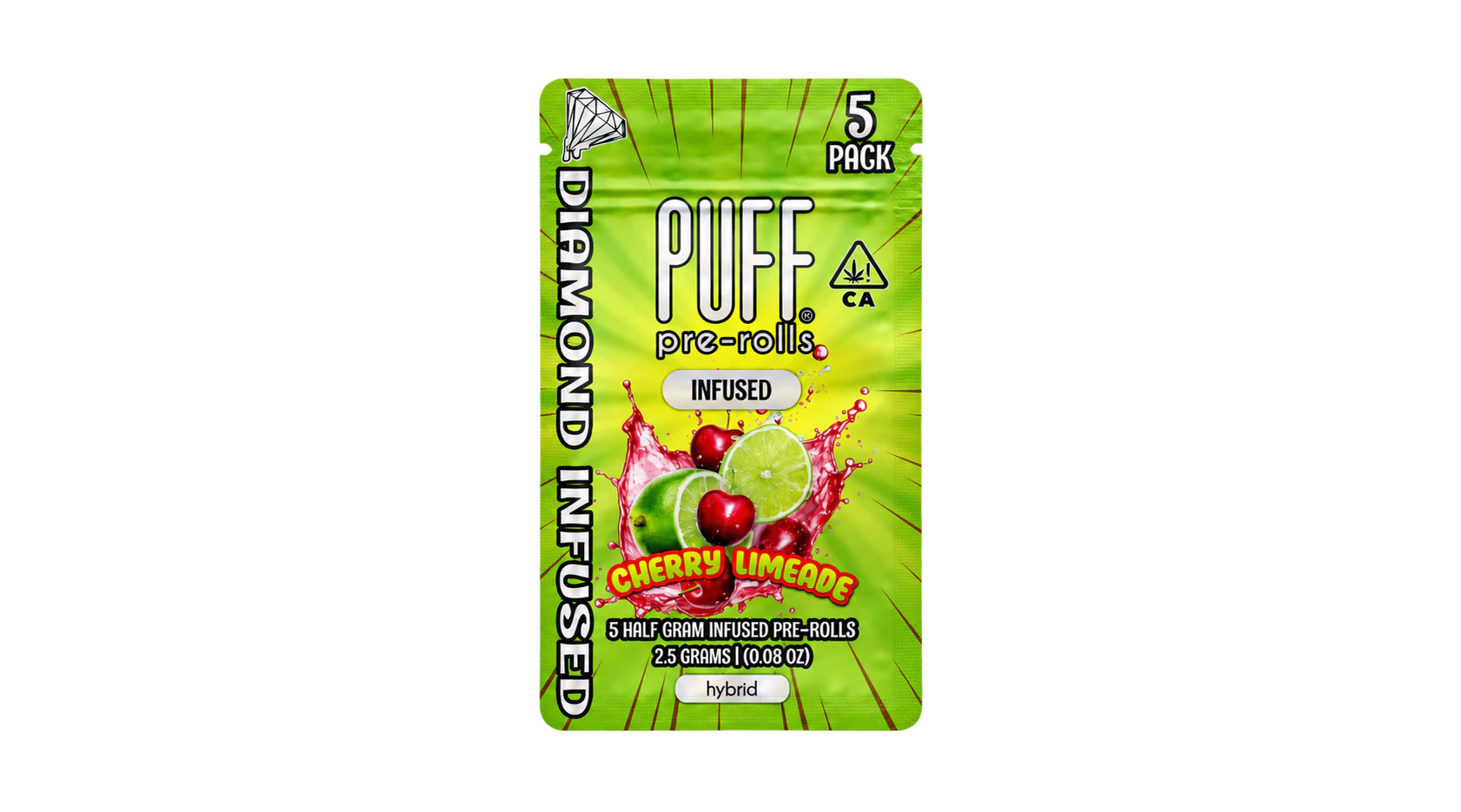 PUFF - Puff | Cherry Limeade | Triple Infused | Pre-Rolls | 5pk Main Image