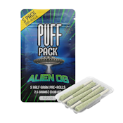 Puff - 2.5g PreRoll 5 Pack (Alien OG-Hybrid)