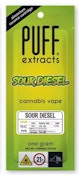 Puff - Sour Diesel - 90.34% THC - 1.0g - Vape Cartridge
