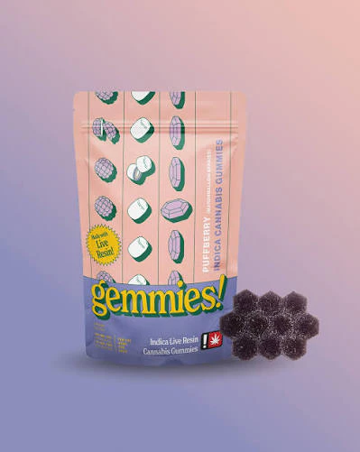 Higher Cultures - HC | Puffberry | Gemmies 100mg Indica Live Resin Gummies Main Image