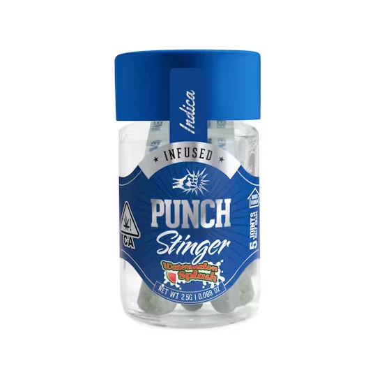 Punch Extracts - Punch Stinger Watermelon Splash Infused Preroll Pack (I) 2.5g Main Image