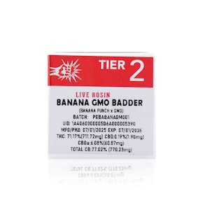 PUNCH - Concentrate - Banana GMO - Tier 2 - Live Rosin Badder - 1G