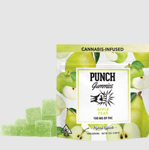 Punch Edibles - Punch Gummies Apple Pear 100mg