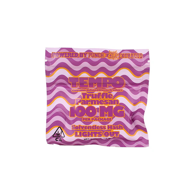Punch Edibles - Punch Tempo Truffle Parmesan Crackers (Solventless) 100mg Main Image