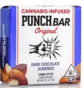 [Punch] Chocolate Bar - 100mg - Dark Chocolate Almonds (H)