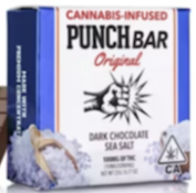 [Punch] Chocolate Bar - 100mg - Dark Chocolate Sea Salt (H)