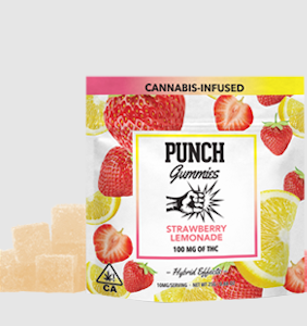 Punch Edibles - Punch Gummies Strawberry Lemonade 100mg