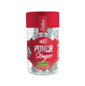 Punch Extracts - Punch Stinger Sour Diesel Infused Preroll Pack (S) 2.5g