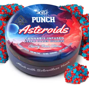 Punch - [Punch] Solventless Gummies - 100mg - Cherry Razz Storm (H)