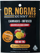 [Dr Norm's] Solventless Gummies - 100mg - Mango Madness (H)