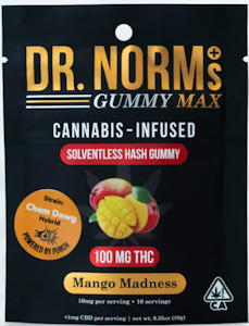 Mary's Medicinals - [Dr. Norms] Solventless MAX Gummy - 100mg - Mango Madness (H)