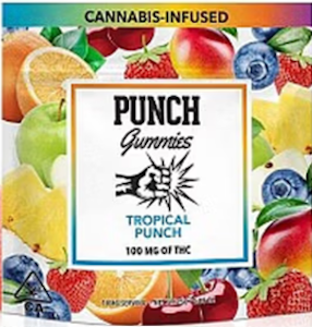 Punch - [Punch] THC Gummies - 100mg - Tropical Punch (H)