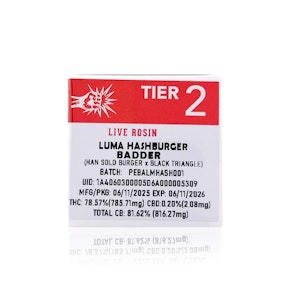 PUNCH - Concentrate - Luma Hashburger - Live Rosin Badder - Tier 2 - 1G